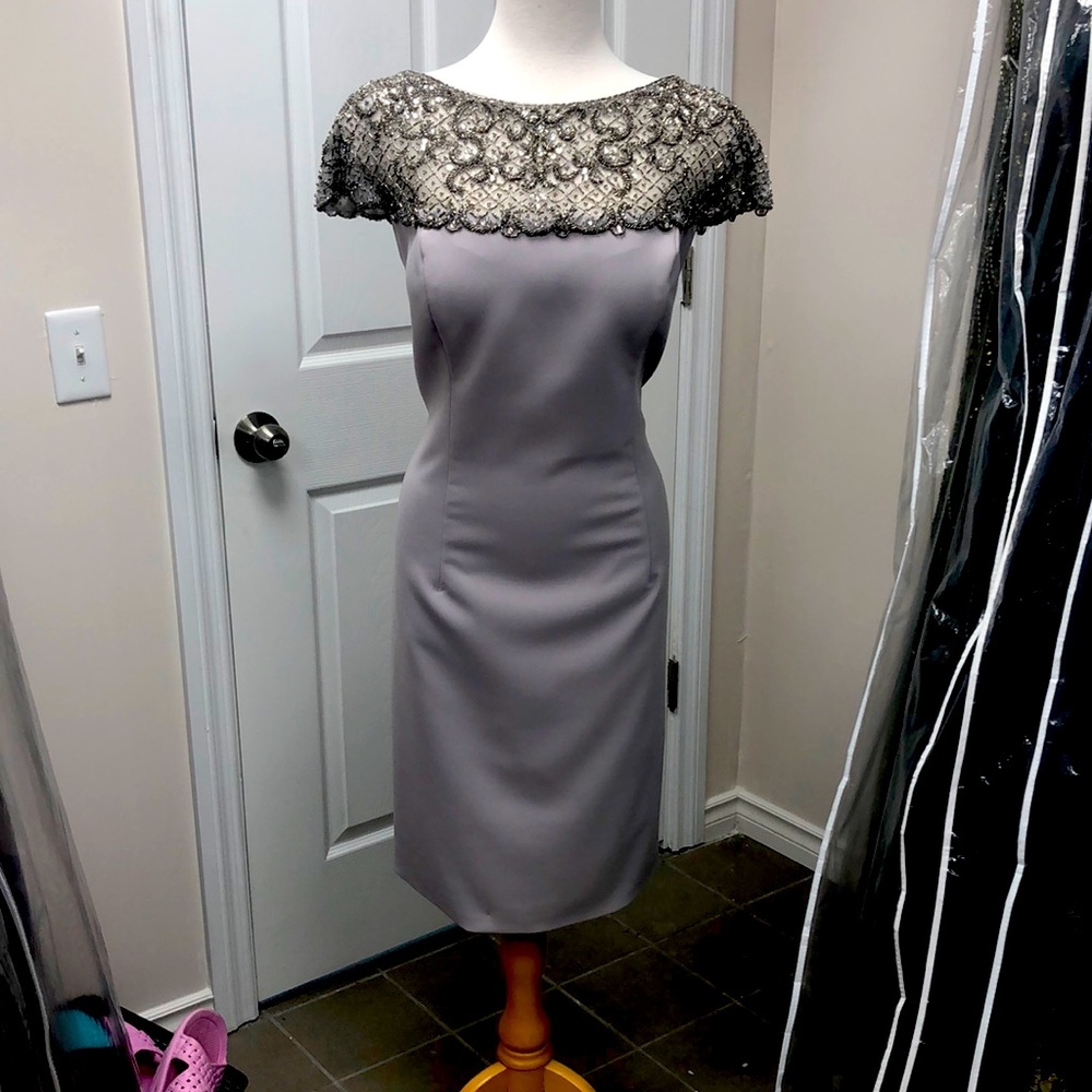 Elegant short evening dress